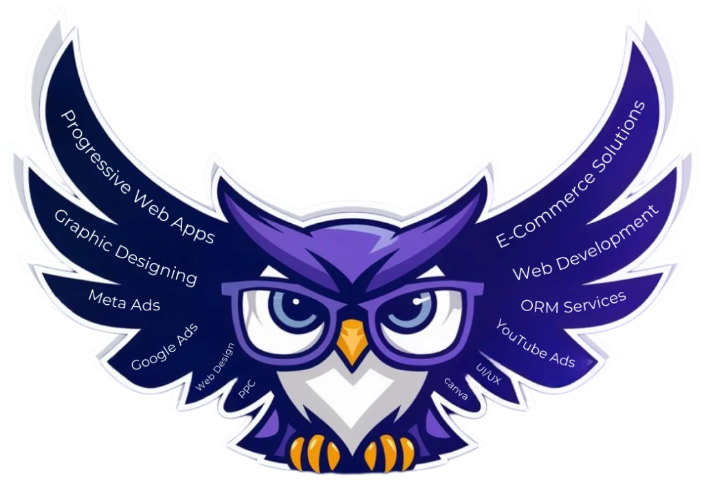 Owl Mascot Logo of Entrar Soft Tech