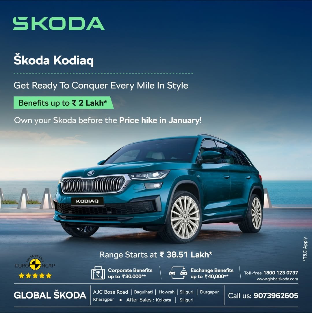 Skoda Car Social Media Poster